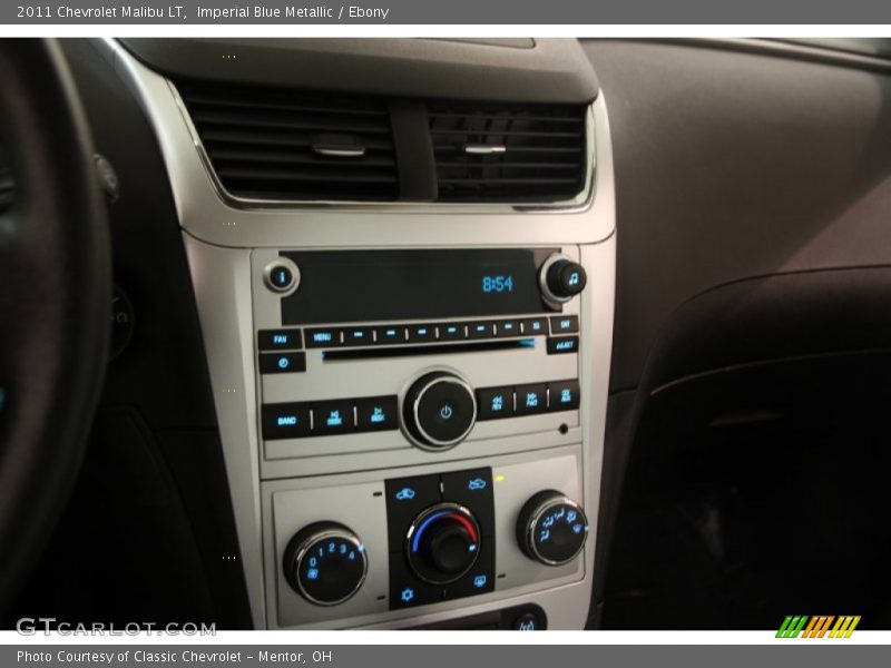 Imperial Blue Metallic / Ebony 2011 Chevrolet Malibu LT