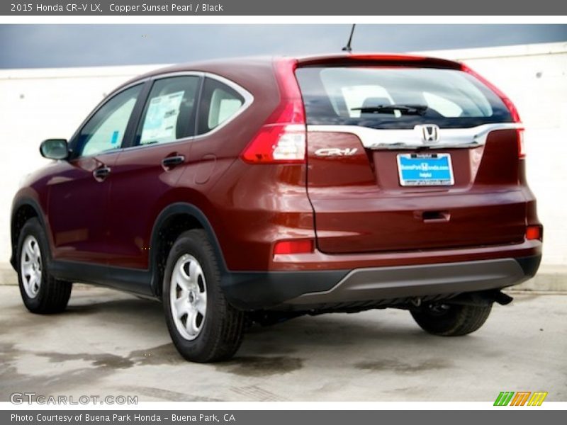 Copper Sunset Pearl / Black 2015 Honda CR-V LX