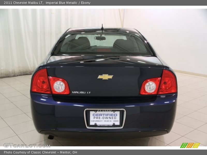 Imperial Blue Metallic / Ebony 2011 Chevrolet Malibu LT