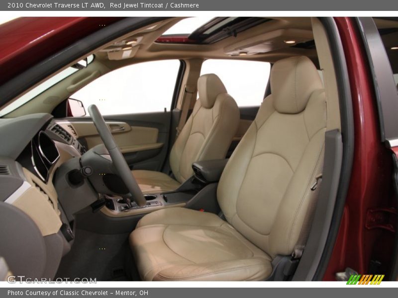 Red Jewel Tintcoat / Cashmere 2010 Chevrolet Traverse LT AWD