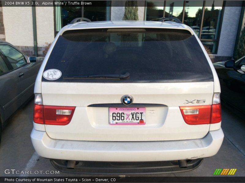 Alpine White / Truffle Brown 2004 BMW X5 3.0i