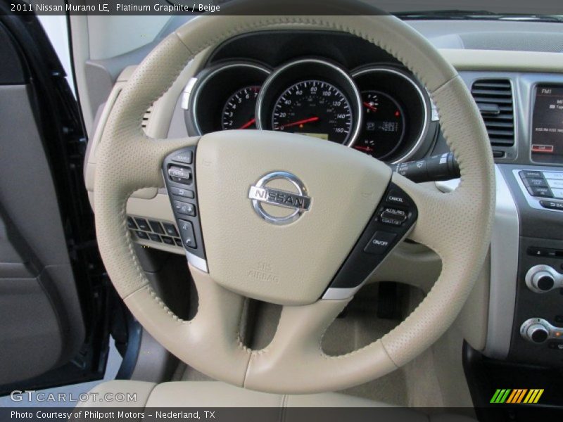 Platinum Graphite / Beige 2011 Nissan Murano LE
