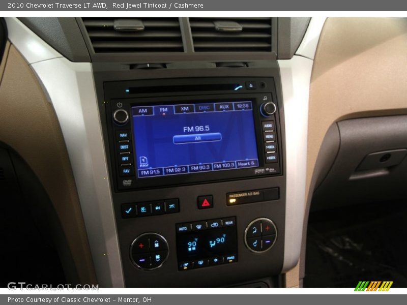 Red Jewel Tintcoat / Cashmere 2010 Chevrolet Traverse LT AWD