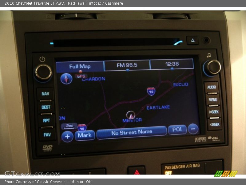 Red Jewel Tintcoat / Cashmere 2010 Chevrolet Traverse LT AWD
