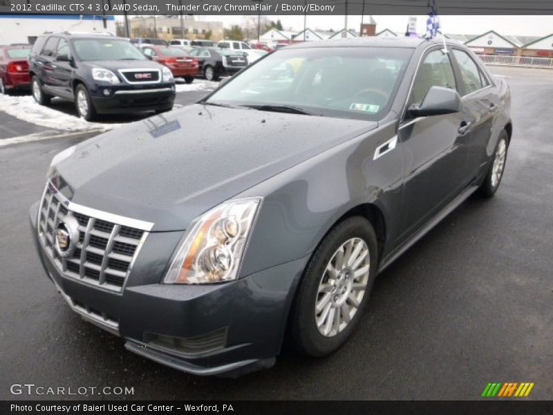 Front 3/4 View of 2012 CTS 4 3.0 AWD Sedan