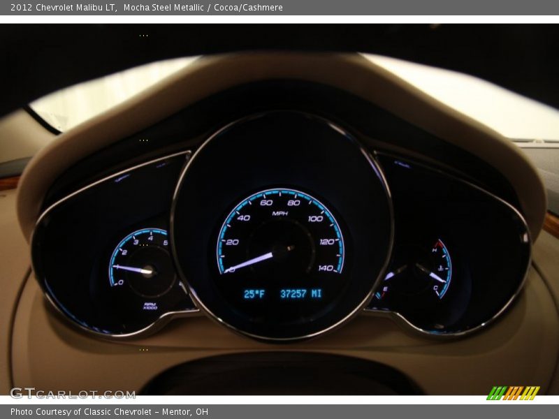 Mocha Steel Metallic / Cocoa/Cashmere 2012 Chevrolet Malibu LT