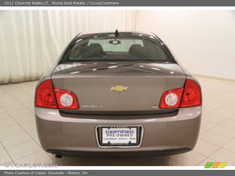 Mocha Steel Metallic / Cocoa/Cashmere 2012 Chevrolet Malibu LT