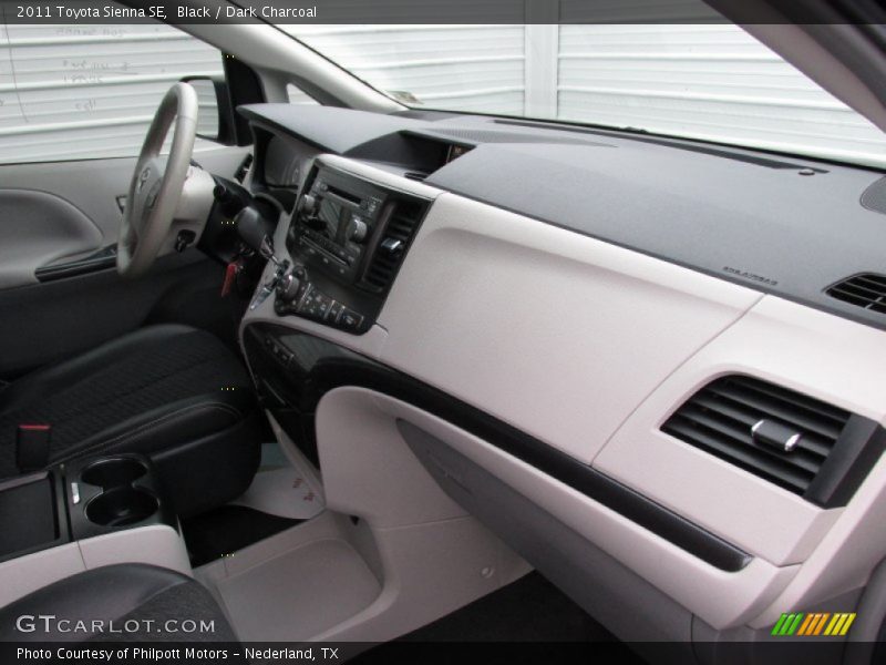 Black / Dark Charcoal 2011 Toyota Sienna SE