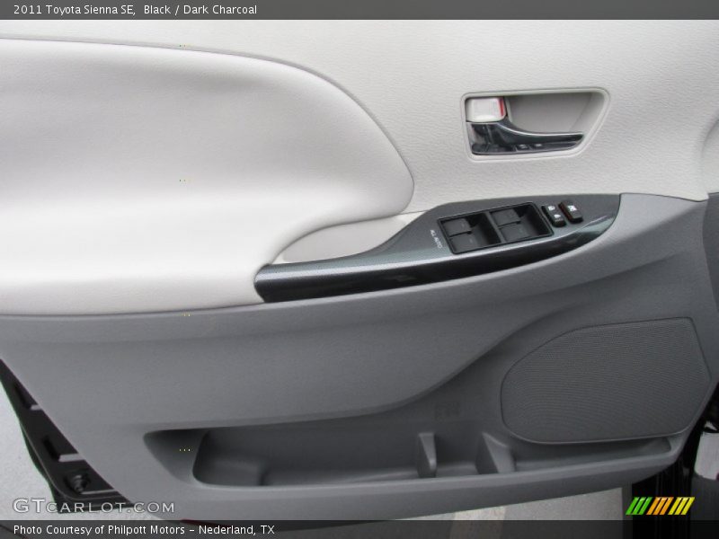 Black / Dark Charcoal 2011 Toyota Sienna SE