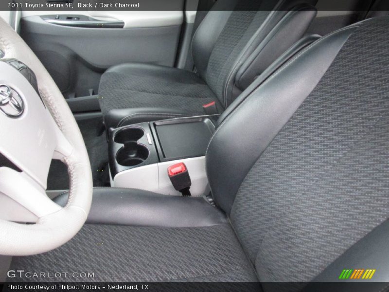 Black / Dark Charcoal 2011 Toyota Sienna SE