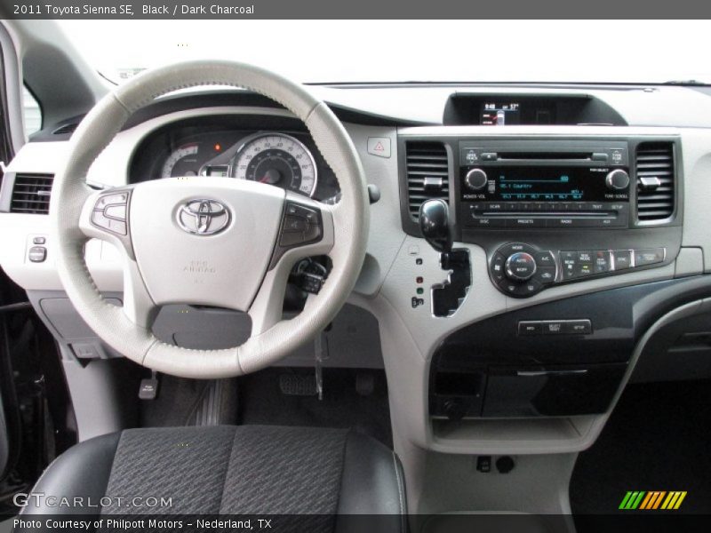 Black / Dark Charcoal 2011 Toyota Sienna SE