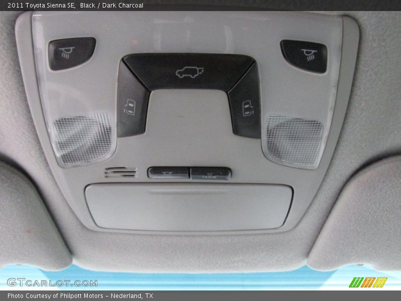 Black / Dark Charcoal 2011 Toyota Sienna SE