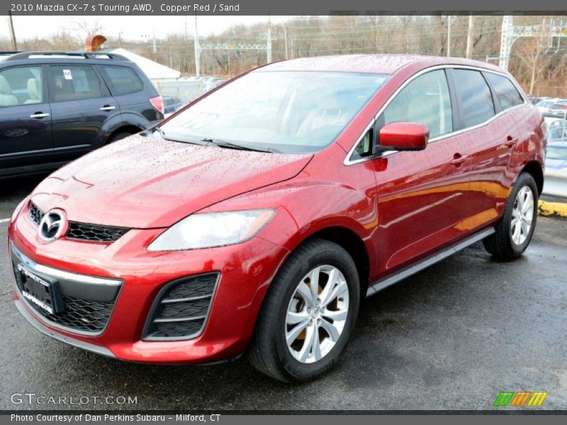 Copper Red / Sand 2010 Mazda CX-7 s Touring AWD