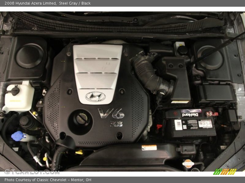 Steel Gray / Black 2008 Hyundai Azera Limited