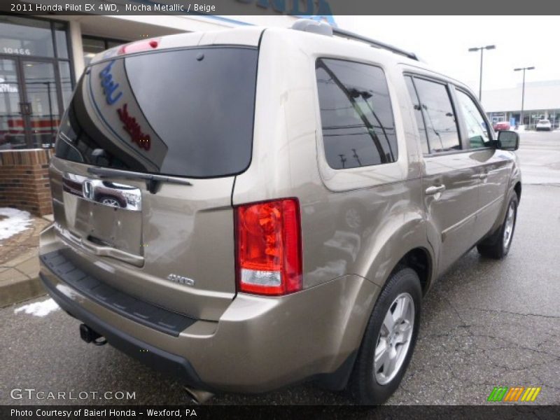 Mocha Metallic / Beige 2011 Honda Pilot EX 4WD