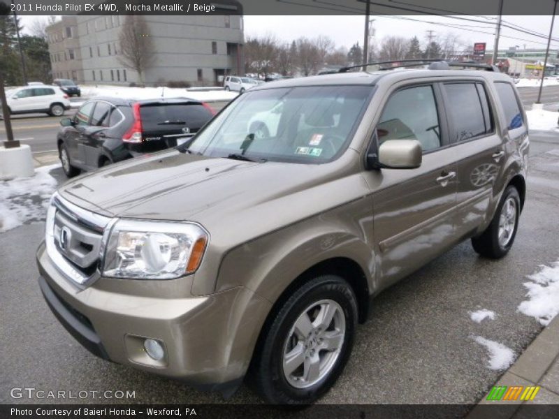 Mocha Metallic / Beige 2011 Honda Pilot EX 4WD