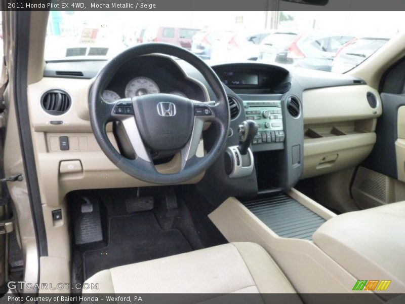 Mocha Metallic / Beige 2011 Honda Pilot EX 4WD