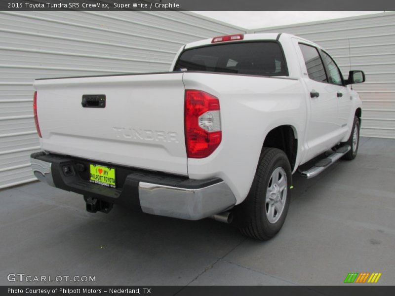 Super White / Graphite 2015 Toyota Tundra SR5 CrewMax