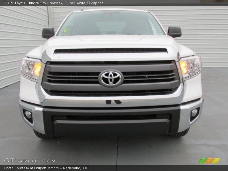 Super White / Graphite 2015 Toyota Tundra SR5 CrewMax