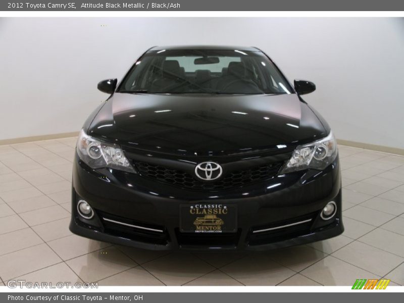 Attitude Black Metallic / Black/Ash 2012 Toyota Camry SE