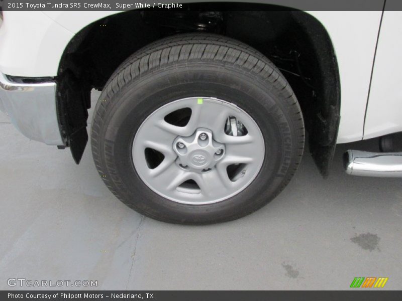 Super White / Graphite 2015 Toyota Tundra SR5 CrewMax