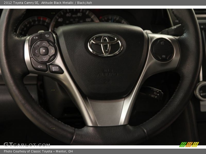 Attitude Black Metallic / Black/Ash 2012 Toyota Camry SE