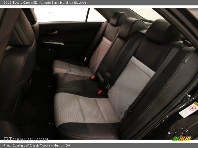 Attitude Black Metallic / Black/Ash 2012 Toyota Camry SE