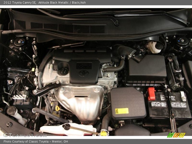 Attitude Black Metallic / Black/Ash 2012 Toyota Camry SE