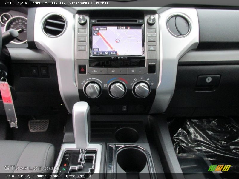 Super White / Graphite 2015 Toyota Tundra SR5 CrewMax