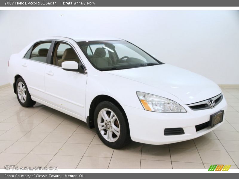 Taffeta White / Ivory 2007 Honda Accord SE Sedan