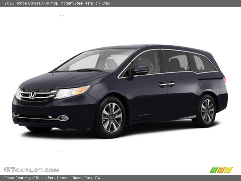 Modern Steel Metallic / Gray 2015 Honda Odyssey Touring