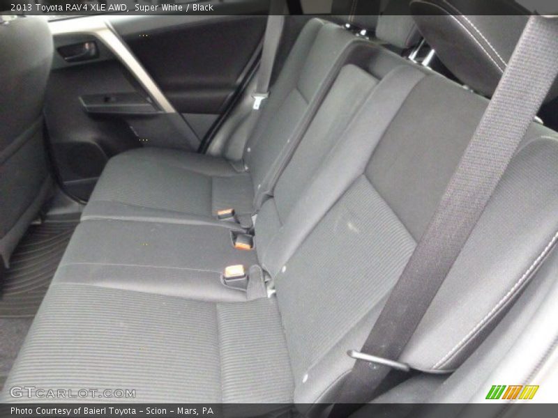 Super White / Black 2013 Toyota RAV4 XLE AWD