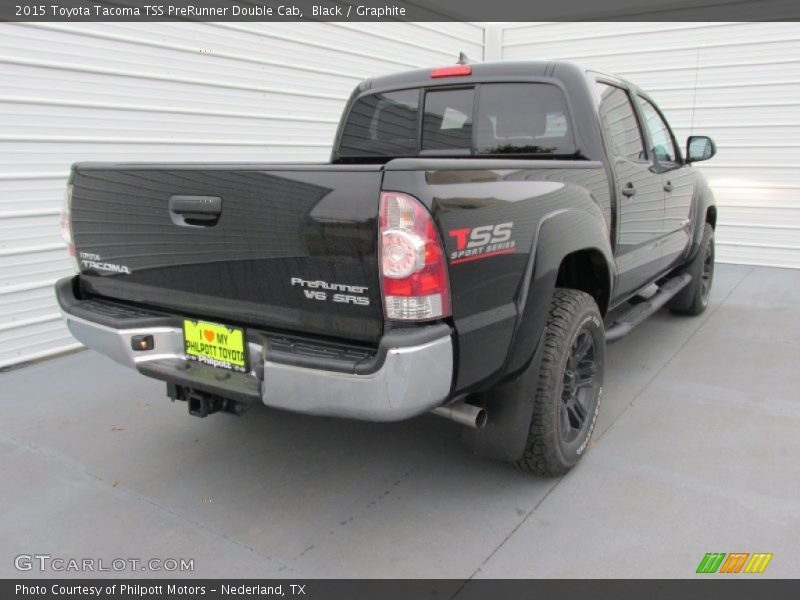 Black / Graphite 2015 Toyota Tacoma TSS PreRunner Double Cab