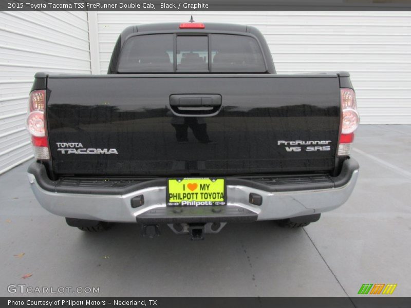 Black / Graphite 2015 Toyota Tacoma TSS PreRunner Double Cab