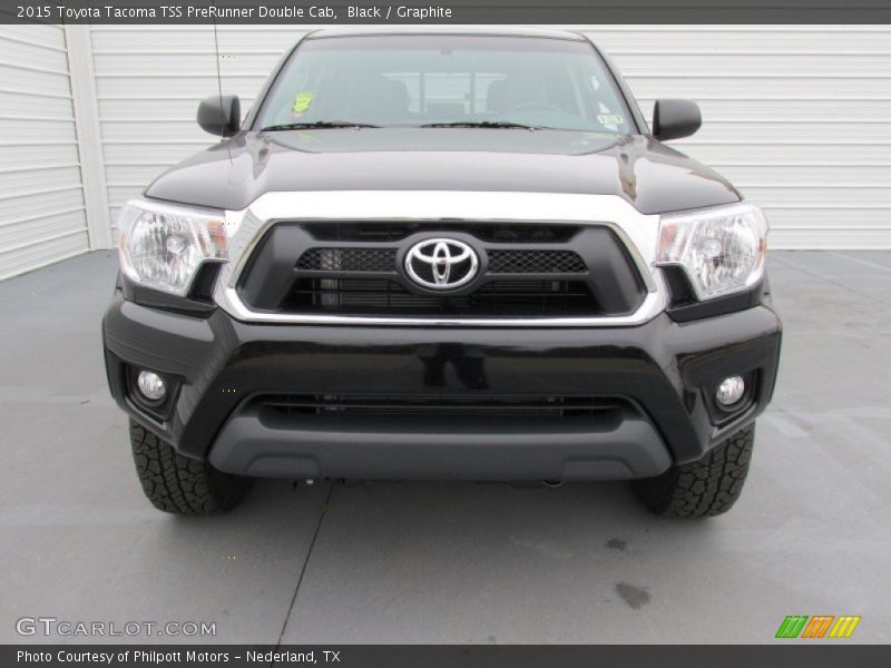 Black / Graphite 2015 Toyota Tacoma TSS PreRunner Double Cab