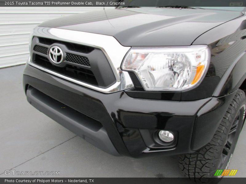 Black / Graphite 2015 Toyota Tacoma TSS PreRunner Double Cab