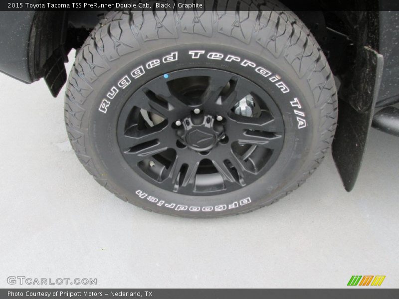 Black / Graphite 2015 Toyota Tacoma TSS PreRunner Double Cab