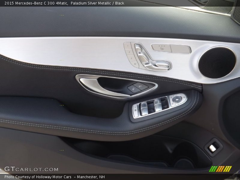 Paladium Silver Metallic / Black 2015 Mercedes-Benz C 300 4Matic
