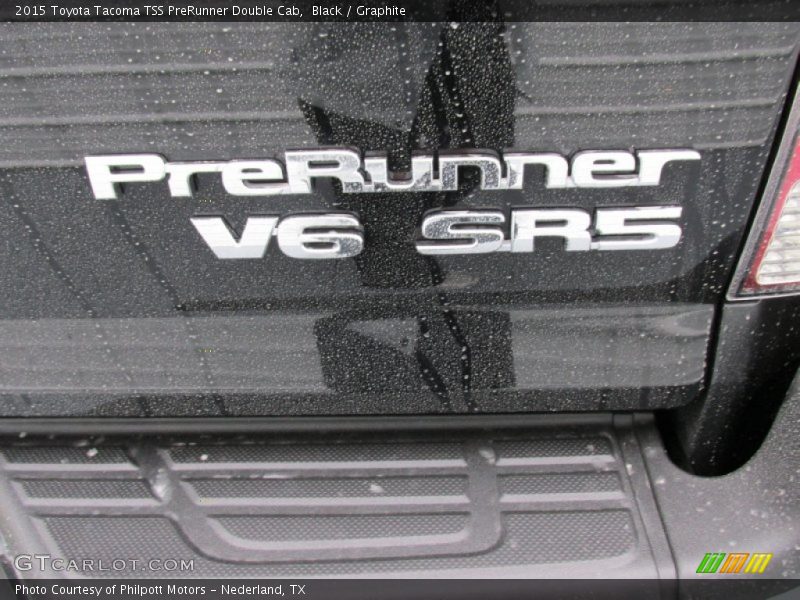 Black / Graphite 2015 Toyota Tacoma TSS PreRunner Double Cab