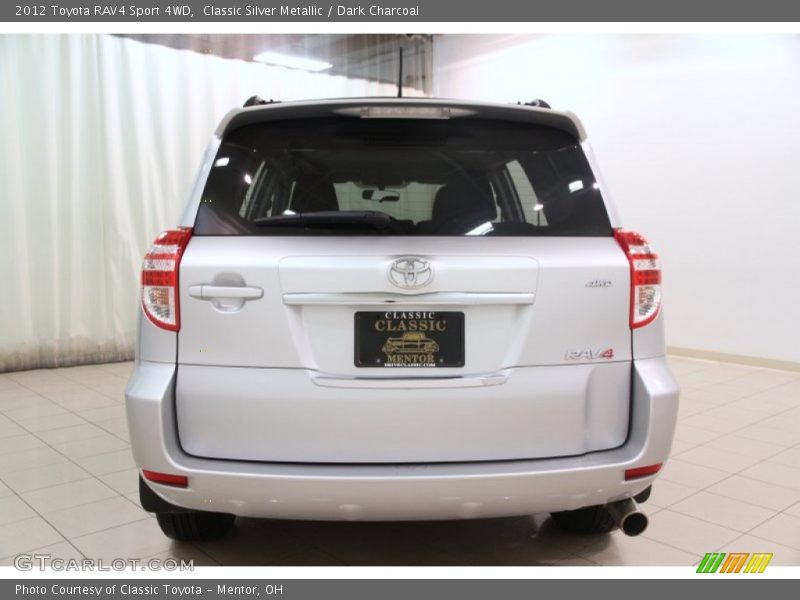 Classic Silver Metallic / Dark Charcoal 2012 Toyota RAV4 Sport 4WD