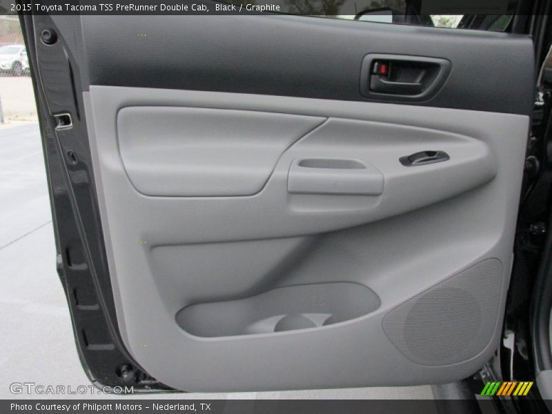 Black / Graphite 2015 Toyota Tacoma TSS PreRunner Double Cab