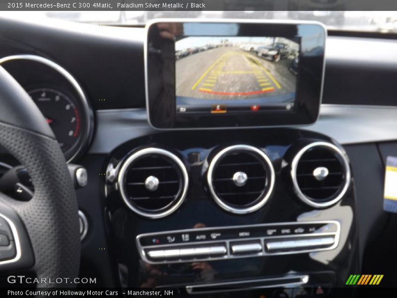 Paladium Silver Metallic / Black 2015 Mercedes-Benz C 300 4Matic