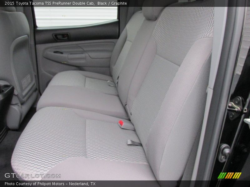 Black / Graphite 2015 Toyota Tacoma TSS PreRunner Double Cab