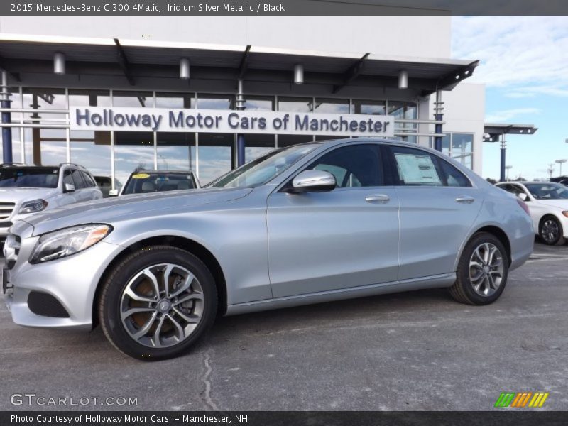 Iridium Silver Metallic / Black 2015 Mercedes-Benz C 300 4Matic