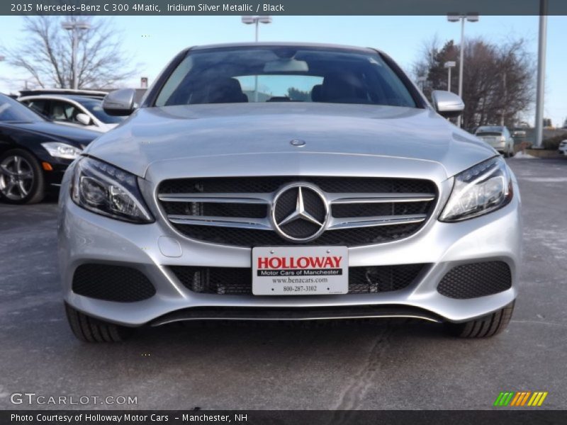 Iridium Silver Metallic / Black 2015 Mercedes-Benz C 300 4Matic