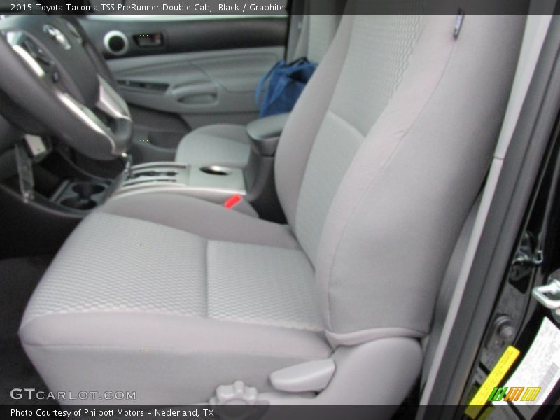 Black / Graphite 2015 Toyota Tacoma TSS PreRunner Double Cab
