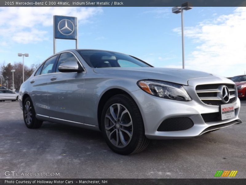 Iridium Silver Metallic / Black 2015 Mercedes-Benz C 300 4Matic