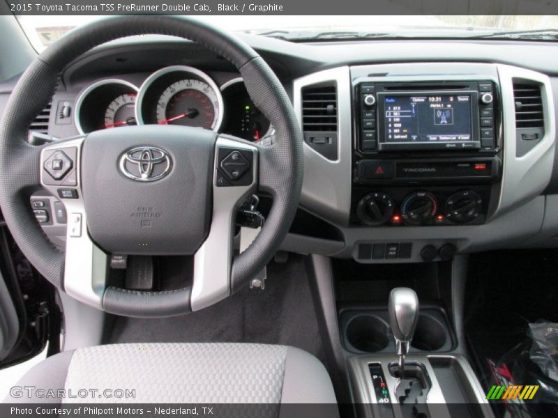 Black / Graphite 2015 Toyota Tacoma TSS PreRunner Double Cab