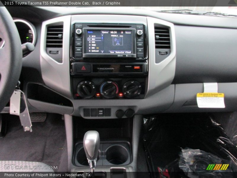 Black / Graphite 2015 Toyota Tacoma TSS PreRunner Double Cab