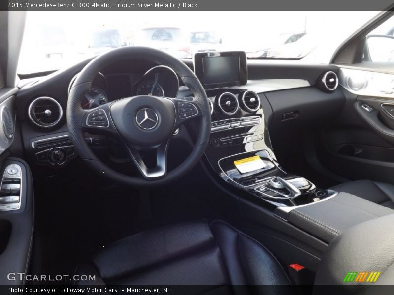 Iridium Silver Metallic / Black 2015 Mercedes-Benz C 300 4Matic